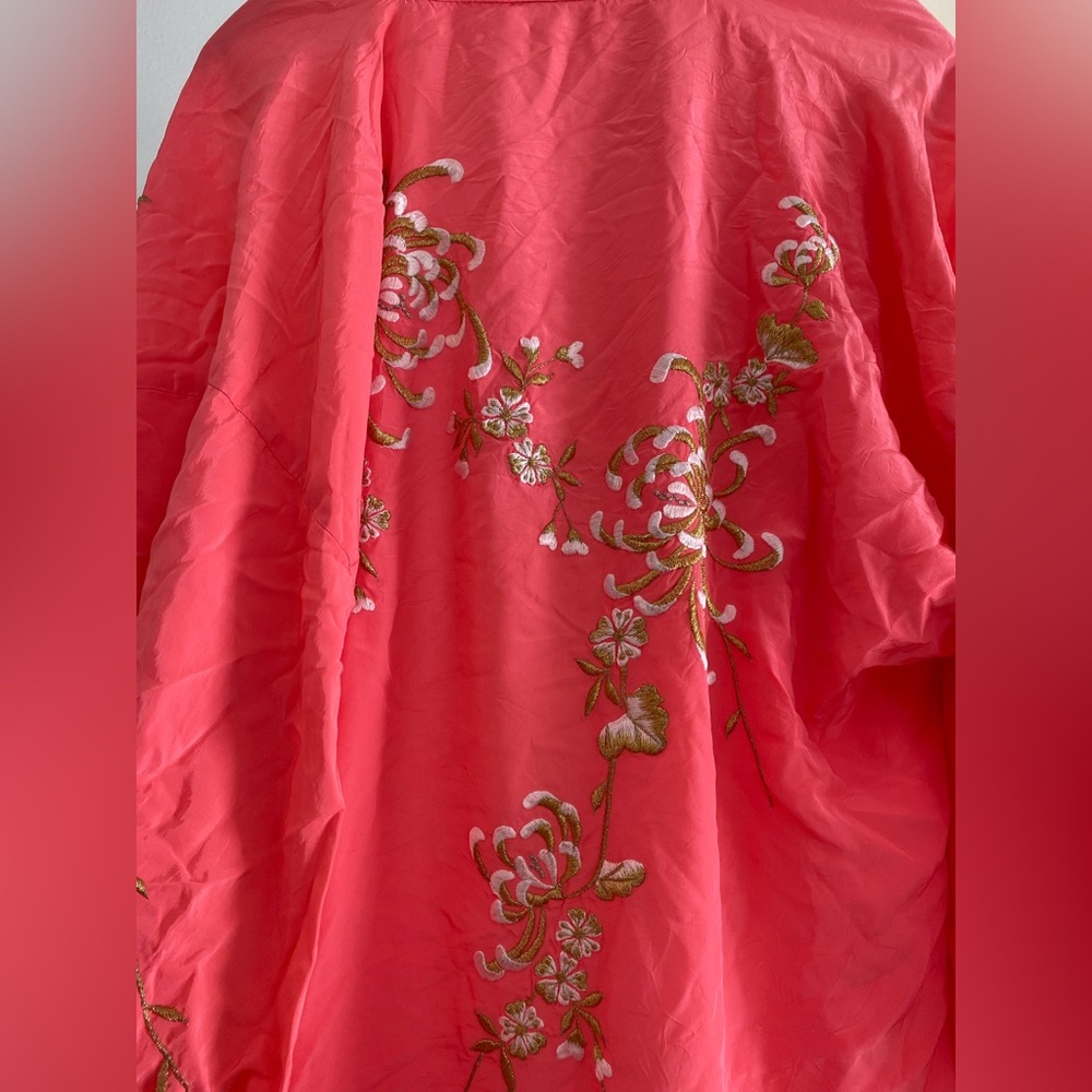 Hot Pink Kimono Robe - Picture 6 of 6
